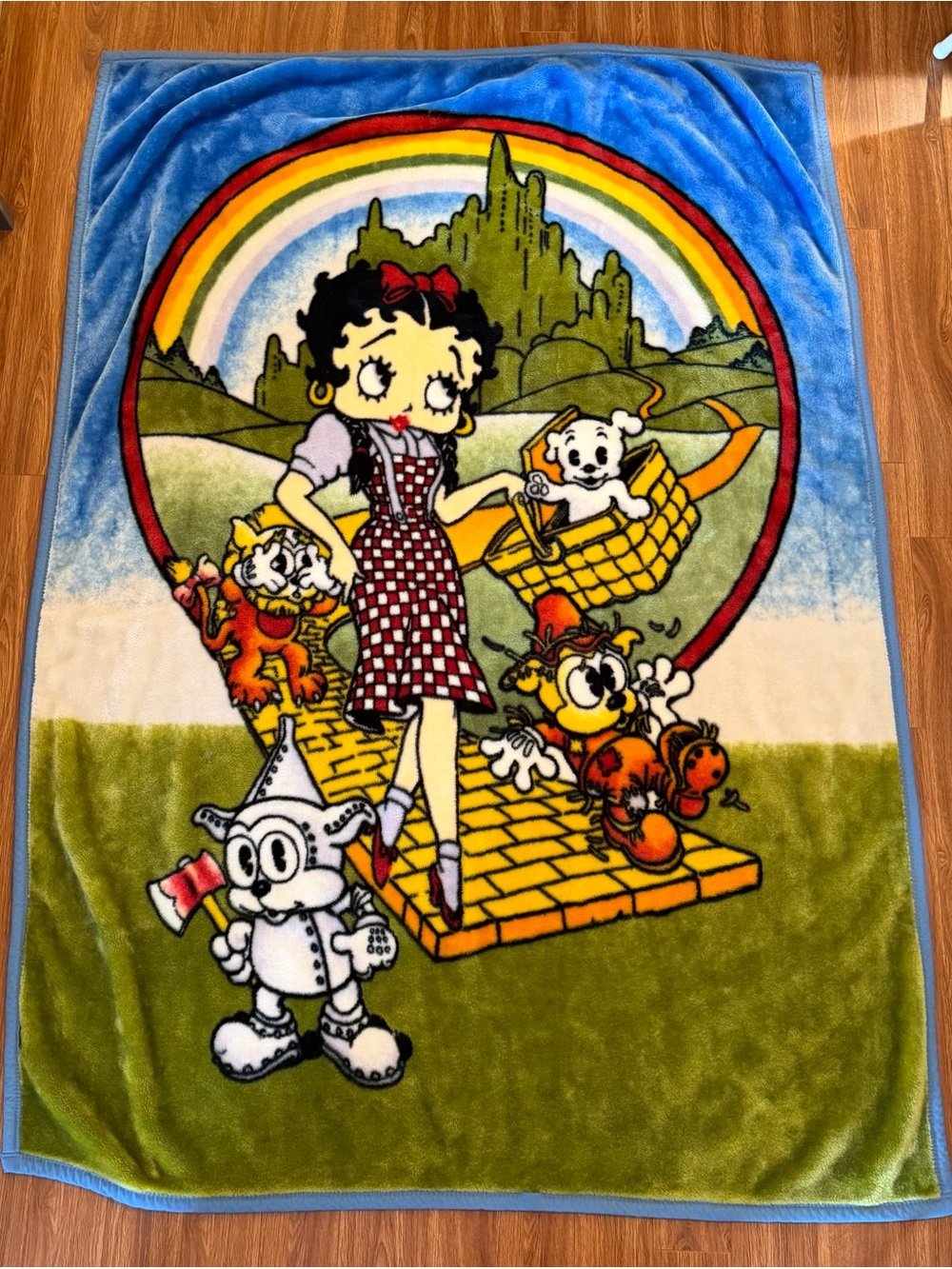 Rare Betty Boop Wizard of Oz Blanket